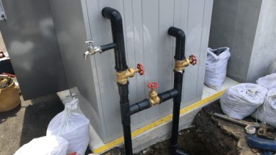 美浦トレセンでの浄水装置設置